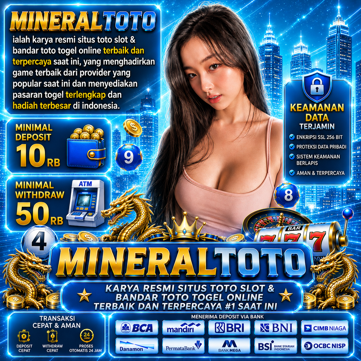 MINERALTOTO: Karya Situs Resmi Toto Slot & Bandar Toto Togel Online Terpercaya #1